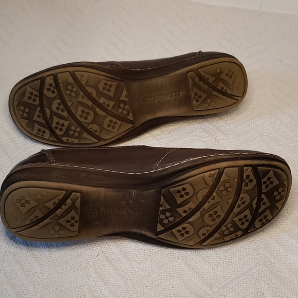 Naturalizer N5 Comfort Brown Leather Malvina Slip On Loafer Grandma shoes Sz 7N - Picture 10 of 10